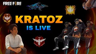 🔴 Road to 1k😁  FreeFire Live🔥  CS amp BR Scrims  KRATOZ FF [upl. by Adar100]