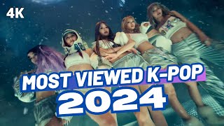 TOP 100 MOST VIEWED KPOP SONGS OF 2024 MARCH  WEEK 1 [upl. by Laoj584]