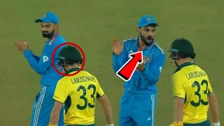 Virat Kohli Sledging Marnus labuschagne In His Aggressive Way During India vs Australia final 2023 [upl. by Aksel286]