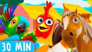 30 Minutes Bartolito and his Farm Friends  Kids Songs amp Nursery Rhymes [upl. by Aay]