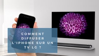 Comment diffuser liPhone sur un TV LG avec ApowerMirror [upl. by Keynes873]