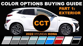 2022 Hyundai Kona  Exterior Color Options Buying Guide [upl. by Eliath]