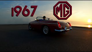 1967 MG MGB DRONE VIDEO [upl. by Randy]