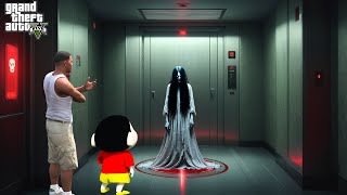 GTA 5  SHINCHAN AND FRANKLIN PLAYS THE HORROR LIFT CHALLENGE AT NIGHT IN GTA 5 TAMIL [upl. by Sparkie758]