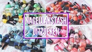 Nagellakstash uitzoeken en opruimen [upl. by Onid]