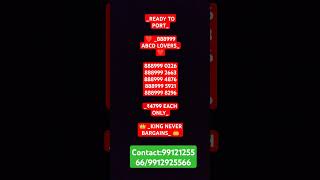 VIP fancy numbers call99121255669912925566fancynumbers vipfancynumber [upl. by Riana654]