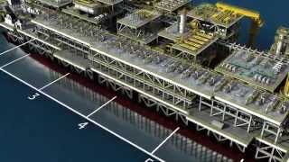 Construção e Montagem  FPSO Cidade de Itaguaí [upl. by Sergu330]