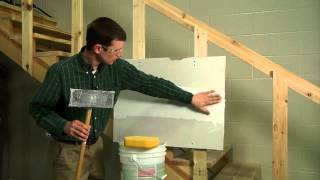 Finishing a Drywall Joint STEP 4 [upl. by Chor]