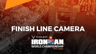 Finish Line Camera  2023 VinFast IRONMAN World Championship Kona [upl. by Elkin906]