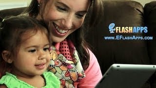 Baby Flash Cards by EFlashApps  Educational Apps for Kids on iTunes Google amp Amazon [upl. by Glenine122]