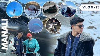 Bike ride and snow activities in manali  Manali series  Marathi vlog  Vlog no 13 [upl. by Moclam]