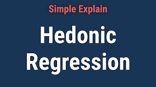 What is Hedonic Regression [upl. by Anavi669]