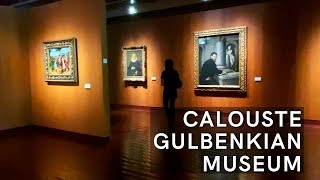 Calouste Gulbenkian Museum in Lisbon walkingtour art museum lisbon portugal [upl. by Yeloc651]