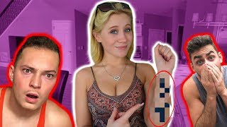 TATTOO PRANK ON BOYFRIEND AND ROOMMATE [upl. by Ennalorac]