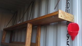 Hanging Shelves for Shipping Container Conex Box Storage Shelf [upl. by Luther99]