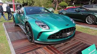 The brandnew 2024 Aston Martin Vantage in British Racing Green supercar walk around Mariënwaerdt [upl. by Nithsa]