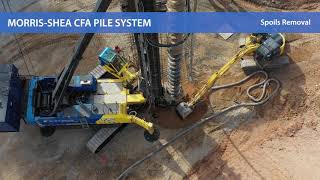 MorrisShea CFA Continuous Flight Auger Pile [upl. by Ierbua]