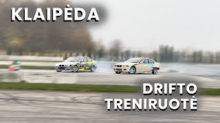 DRIFTO TRENIRUOTĖ KLAIPĖDOJE  E46 TURBO PRISIJAUKINIMAS [upl. by Gillespie]