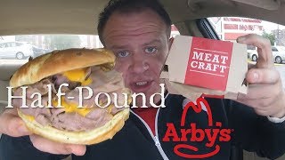 Arbys ☆HALF POUND BEEF ‘N CHEDDAR☆ Food Review [upl. by Werby169]