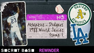 Kirk Gibsons Game 1 walkoff deserves a deep rewind  1988 World Series [upl. by Aday532]