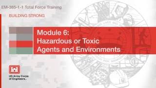 NAVFAC Safety Training Module 6 Toxic Agents amp Environments [upl. by Sosthenna656]