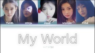 ILLIT 아일릿 My World LyricsColor Coded Lyrics HanRomEng [upl. by Navac]