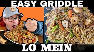 Easy Lo Mein on the Griddle [upl. by Merola]