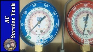 R22 and R410A Refrigerant Operating Pressures on Air Conditioning Units [upl. by Strickland820]