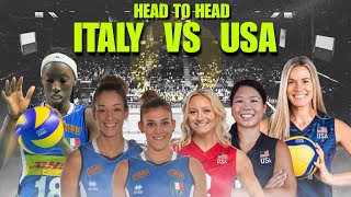 HEAD TO HEAD ITALY VS USA ‼️ [upl. by Raama596]