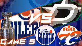 LIVE  Edmonton Oilers  Dallas Stars  GAME 5  2324 Stanley Cup Playoffs  Rig 72 [upl. by Ricketts112]