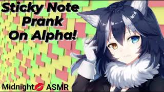 🐺F4A Pranking Your Alpha Girlfriend With Sticky Notes Omega Listener Prank ABOFun times🐺 [upl. by Enitsrik767]