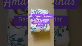 Bedsheet under ₹1000amazonamazonfindsreviewreelsreactionshortsshortshortvideodailyshorts [upl. by Idleman119]