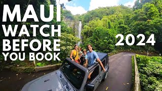 Maui Hawaii Travel Guide 2024  9 Tips for THE BEST Maui Vacation [upl. by Nyrek]