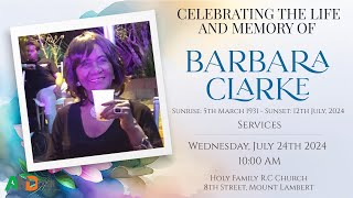 The Funeral Service of Barbara Clarke [upl. by Boycie843]