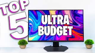 Top 5 UltraBudget Gaming Monitors [upl. by Nnylimaj789]