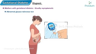 Gestational Diabetes Etiology Diagnosis Management Complications [upl. by Rolat]