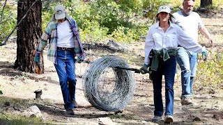 Community takes down fence [upl. by Markson]