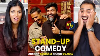 Akshay Kumar x Harsh Gujral  Roast Standup Comedy REACTION  Khel Khel Mein [upl. by Henrie]