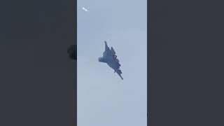 Su57 Performs Stunning Falling Leaf Maneuver at China Airshow su57airforceplane aviationchina [upl. by Charla408]