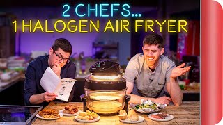 2 Chefs Test a Halogen Air Fryer  Sorted Food [upl. by Oinotnanauj]