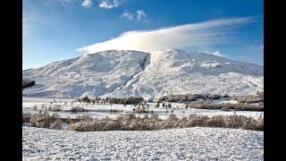 Snowfall around Braemar and Glenshee Ski centre Cairngorms Scotland 23rd Nov 2017 [upl. by Ttirrem]