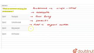 What is common among the protozoans   11  BIOLOGICAL CLASSIFICATION  BIOLOGY  A2Z  Doubtnu [upl. by Wandie]