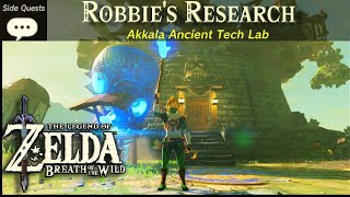 Robbies Research  Zelda BOTW Side Quest Tutorial [upl. by Akinej]