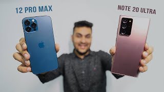 My VERY Honest Pick  iPhone 12 Pro Max VS Samsung Note 20 Ultra [upl. by Nylikcaj548]