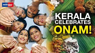 Onam 2023 Kerala Celebrates Onam People Visit Temples Participate In Cultural Activities [upl. by Childs]