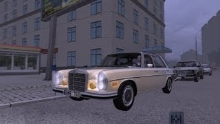 City Car Driving MercedesBenz 300SEL 720p [upl. by Aikahc]