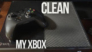 HOW I CLEAN AN XBOX ONE  HOW DO I CLEAN INSIDE MY XBOX CLEAN MY XBOX WITH ME  CLEANING MOTIVATION [upl. by Rianon]