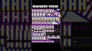 Badge99 Voice VS Freefire Voice Notes freefire badge99 shortsfeed trending [upl. by Annayk]