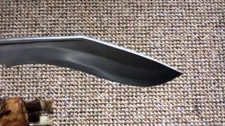 Knife Review GKampCo Genuine Kukri Afghan AEOF [upl. by Adas]