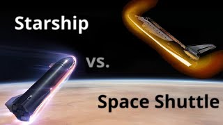 Thermal Protection System  Starship vs Space Shuttle [upl. by Karlens]